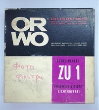 Пакувальна коробка фотоплатівок "ORWO ZU 1 Astro"